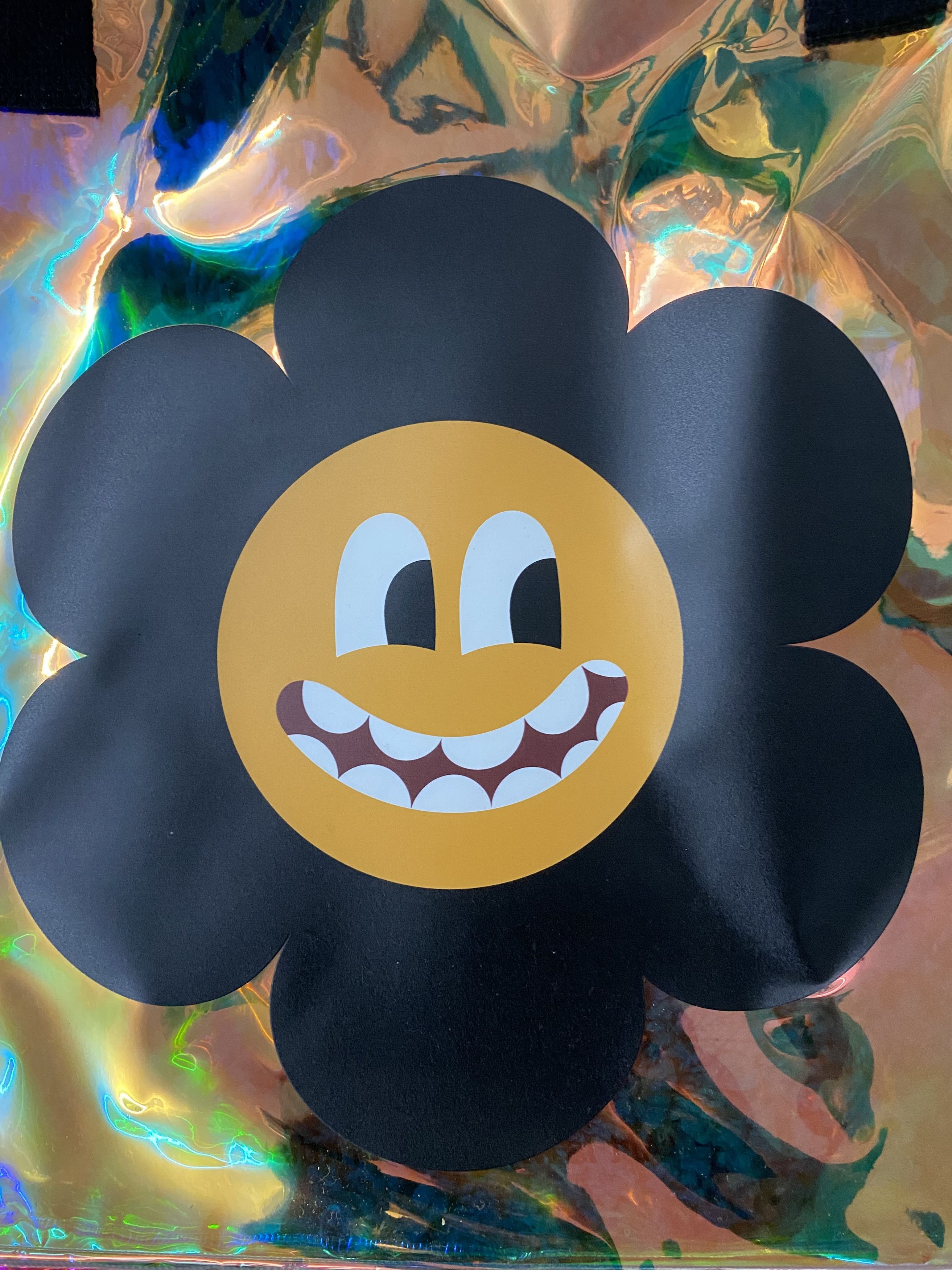 Other × Vintage Rello - BLACK DAISY ART BAG (IRIDESCENT) Size ONE SIZE - 3 Thumbnail