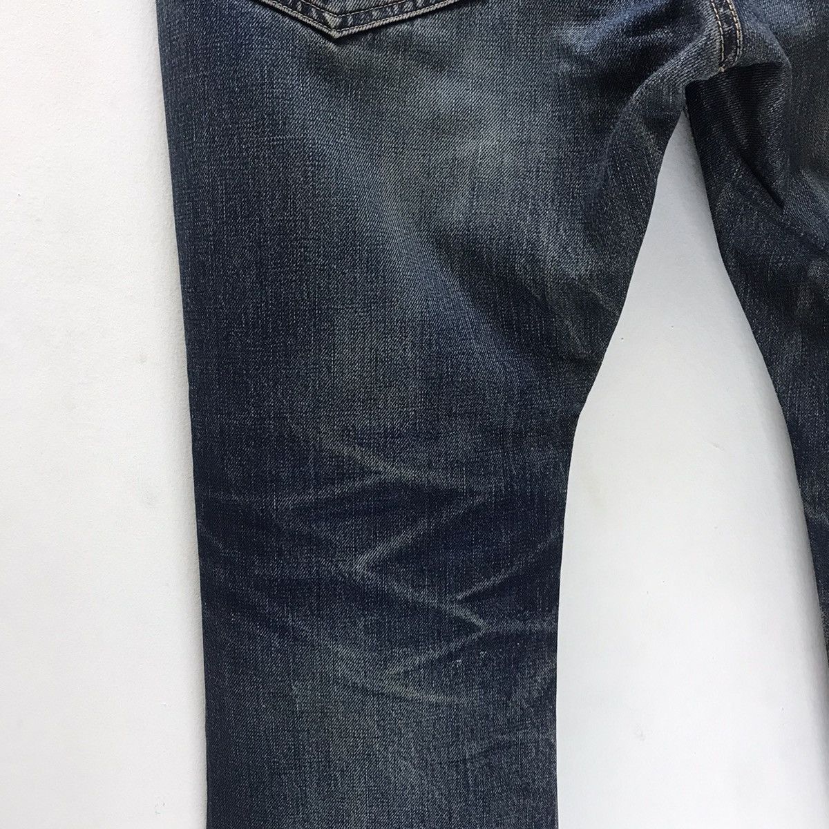Blue Blue Japan Blue Blue Japan Mudwash Denim Selvedge Jeans Distressed Size US 34 / EU 50 - 14 Thumbnail