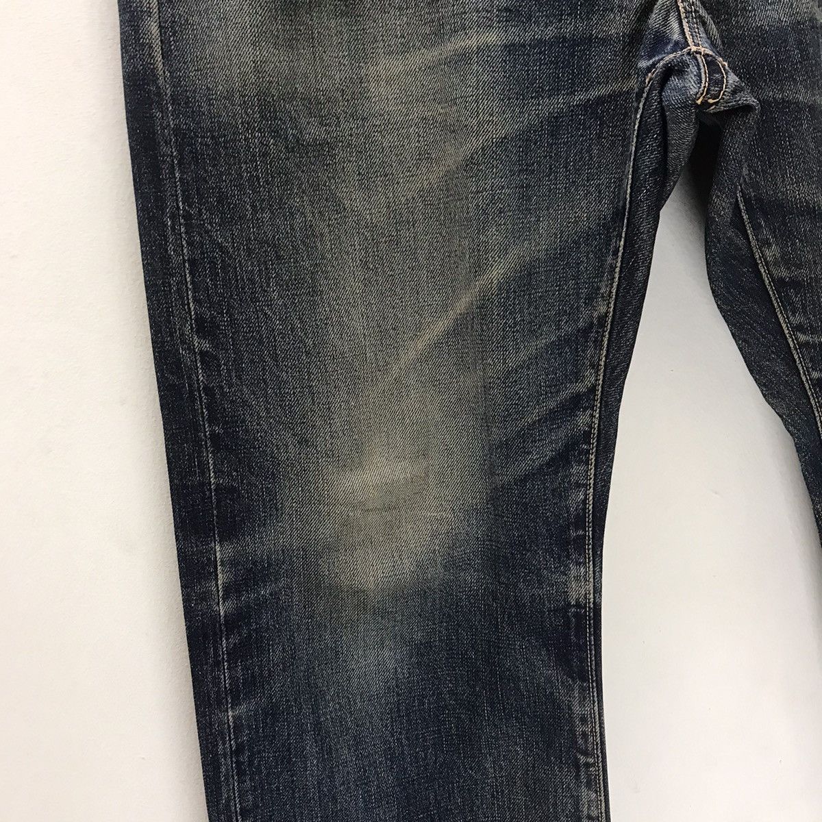 Blue Blue Japan Blue Blue Japan Mudwash Denim Selvedge Jeans Distressed Size US 34 / EU 50 - 6 Thumbnail