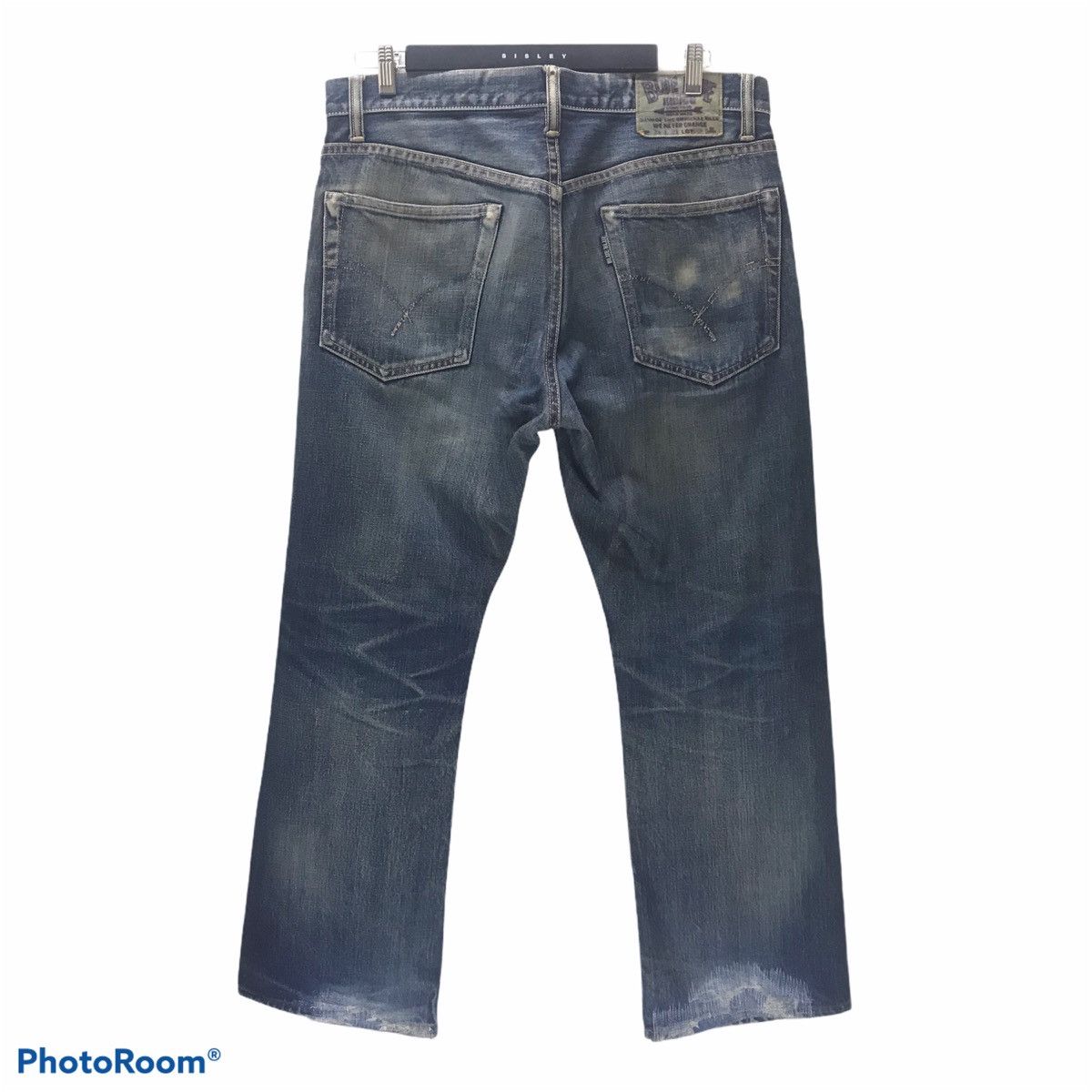 Blue Blue Japan Blue Blue Japan Mudwash Denim Selvedge Jeans Distressed Size US 34 / EU 50 - 2 Thumbnail