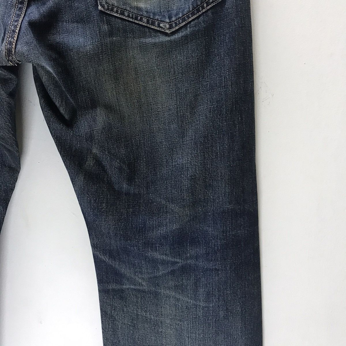 Blue Blue Japan Blue Blue Japan Mudwash Denim Selvedge Jeans Distressed Size US 34 / EU 50 - 15 Thumbnail