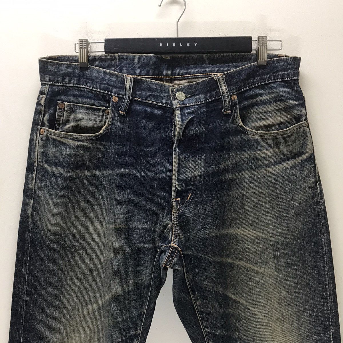 Blue Blue Japan Blue Blue Japan Mudwash Denim Selvedge Jeans Distressed Size US 34 / EU 50 - 3 Thumbnail