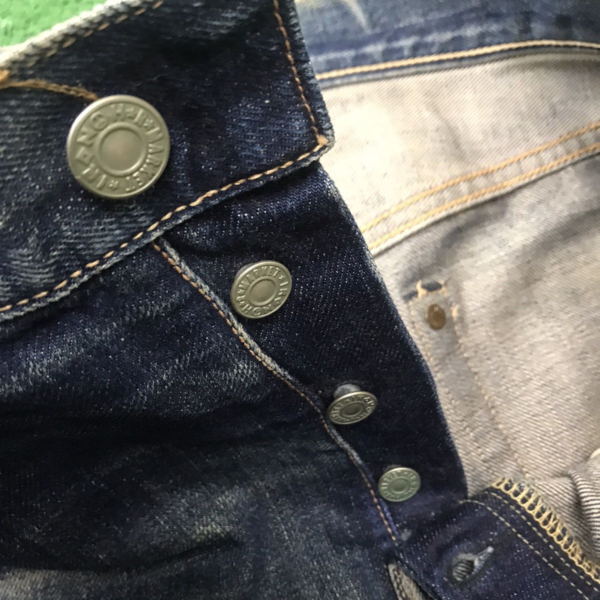 Blue Blue Japan Blue Blue Japan Mudwash Denim Selvedge Jeans Distressed Size US 34 / EU 50 - 19 Thumbnail