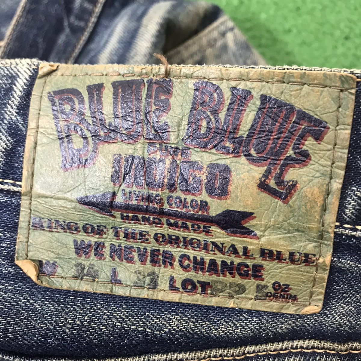 Blue Blue Japan Blue Blue Japan Mudwash Denim Selvedge Jeans Distressed Size US 34 / EU 50 - 21 Thumbnail