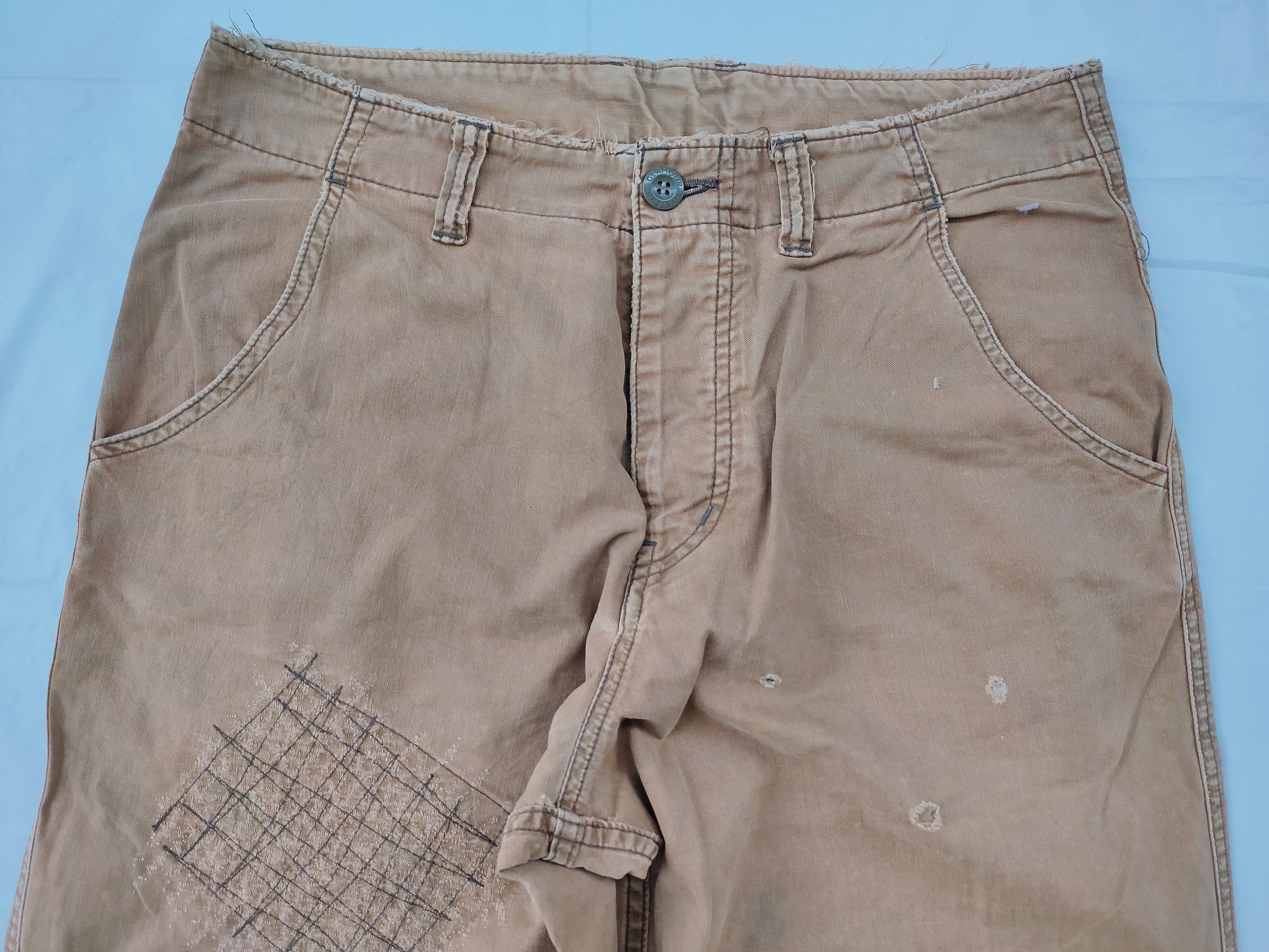 Hysteric Glamour Vintage HYSTERIC GLAMOUR workers homeless pants Size US 31 - 4 Thumbnail