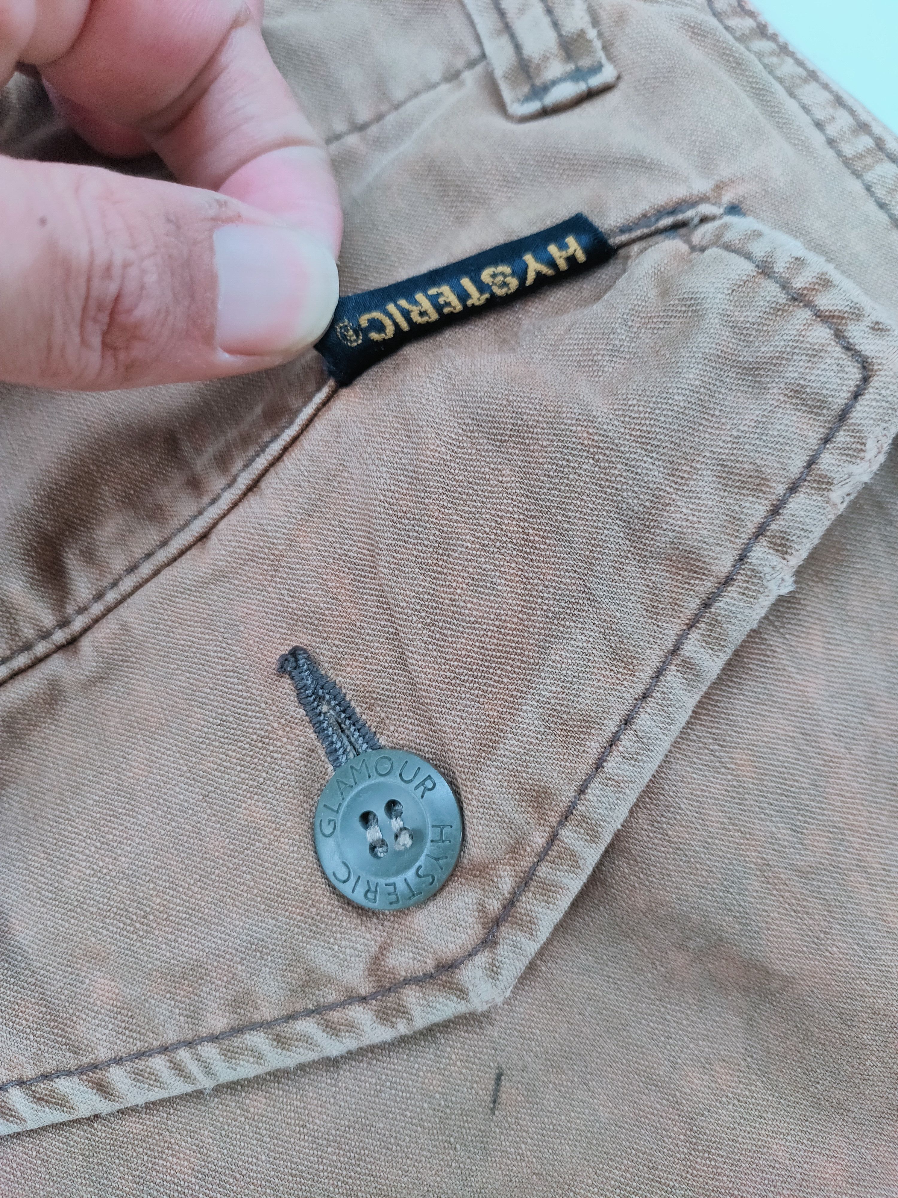 Hysteric Glamour Vintage HYSTERIC GLAMOUR workers homeless pants Size US 31 - 11 Thumbnail