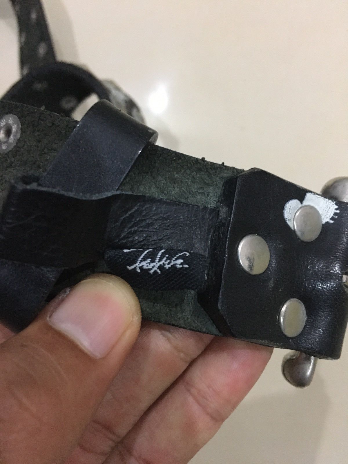 Futura Futura belt with stud and design Size ONE SIZE - 6 Thumbnail