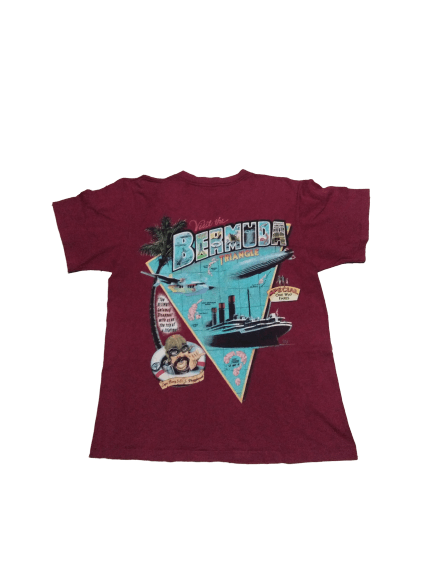 VINTAGE 90s 1995 CARIBBEAN SURF BERMUDA TRIANGLE TSHIRT