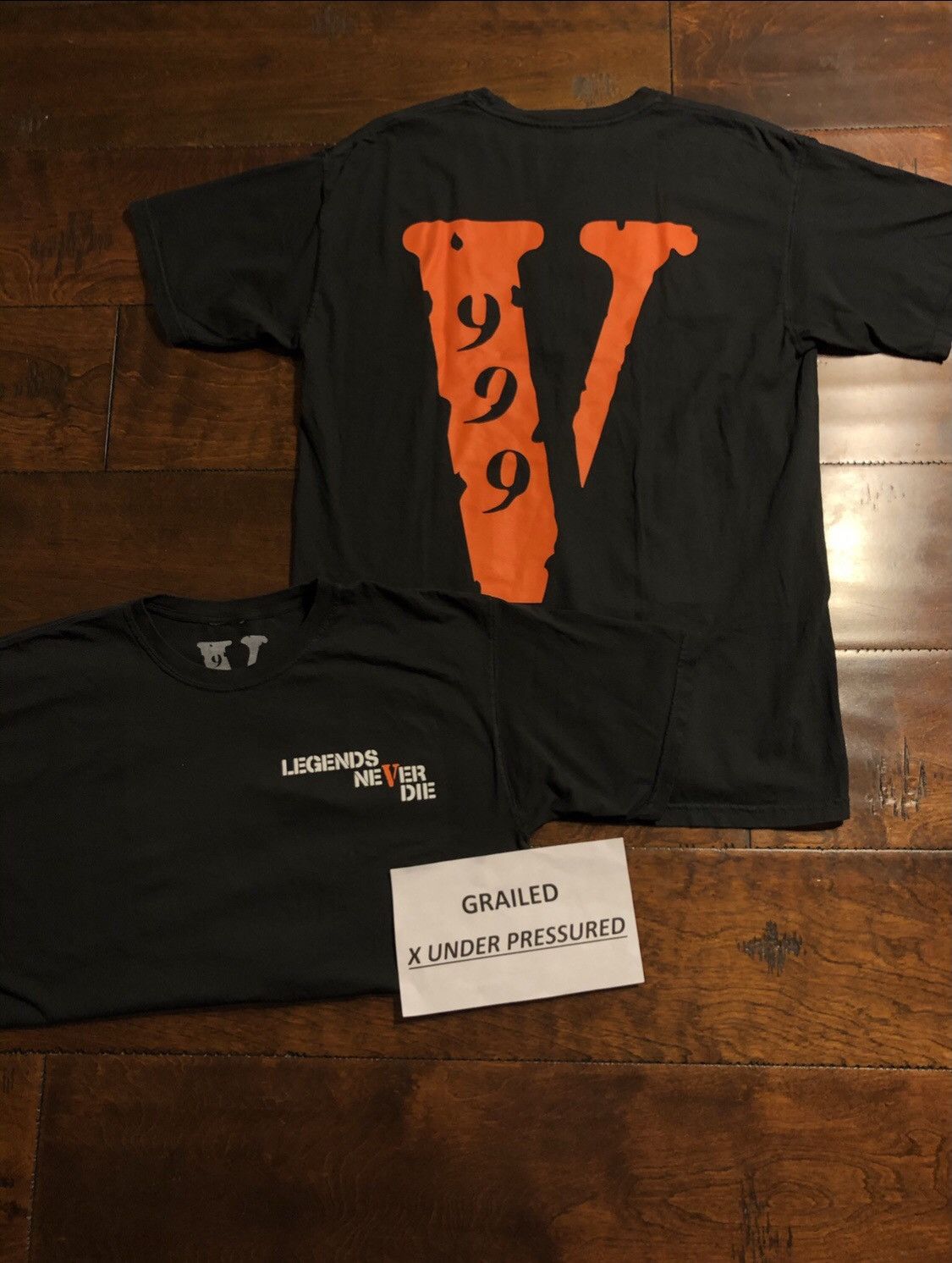 Vlone NEW** VLONE JUICE WRLD 999 BLACK T SHIRT MEDIUM | Grailed