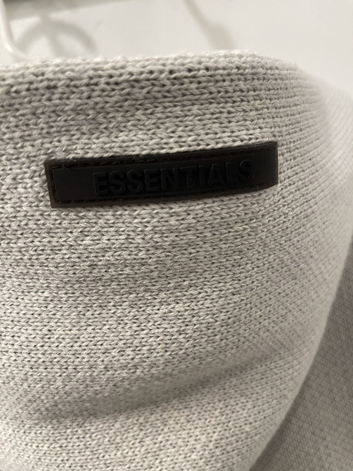 Fear of God Essentials Oatmeal Knit Hoodie Size M Size US M / EU 48-50 / 2 - 4 Thumbnail