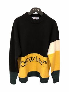 Off white sweater outlet black yellow