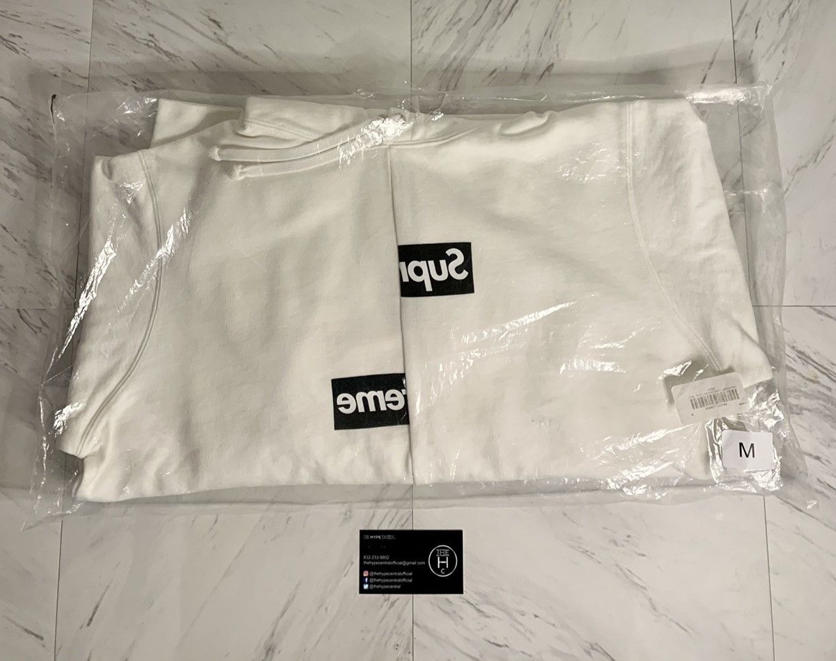 Supreme x cdg tag deals