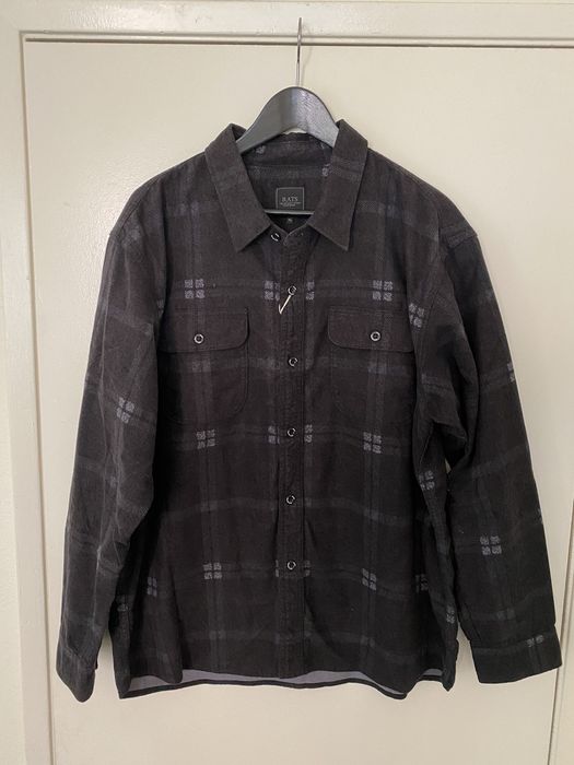 Rats Rats Print Flannel Check Shirt NWT Made in Japan | Grailed