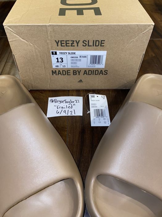 Size 13 best sale yeezy slides