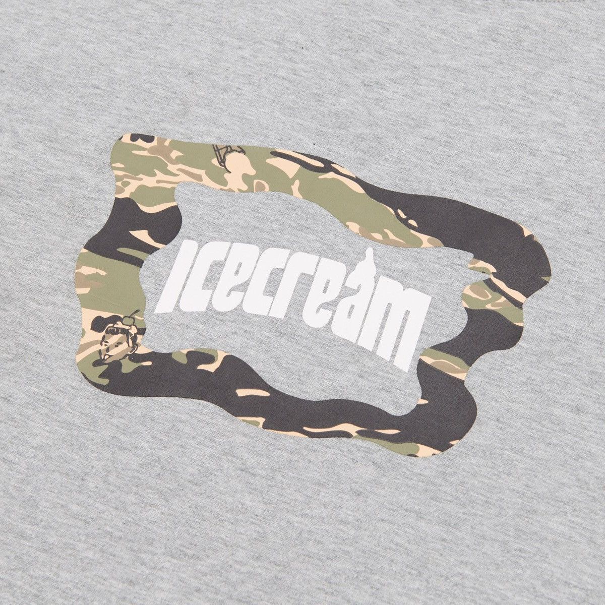 Billionaire Boys Club × Icecream Icecream x BBC 2021 CAMO SS TEE - HEATHER GREY / L Size US L / EU 52-54 / 3 - 3 Thumbnail
