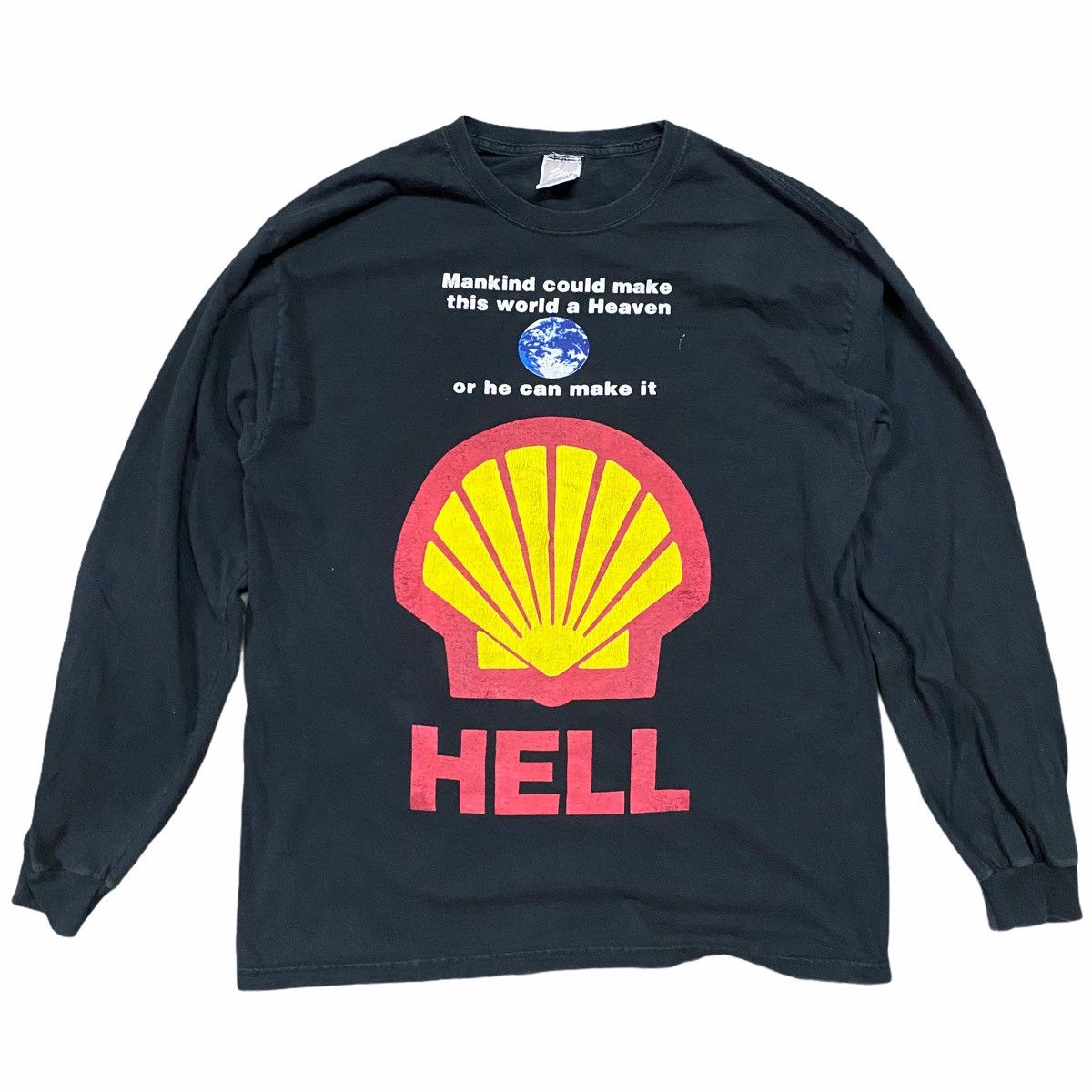 Streetwear × Vintage ANARCHIC ADJUSTMENT 'HELl' Longsleeve vtg
