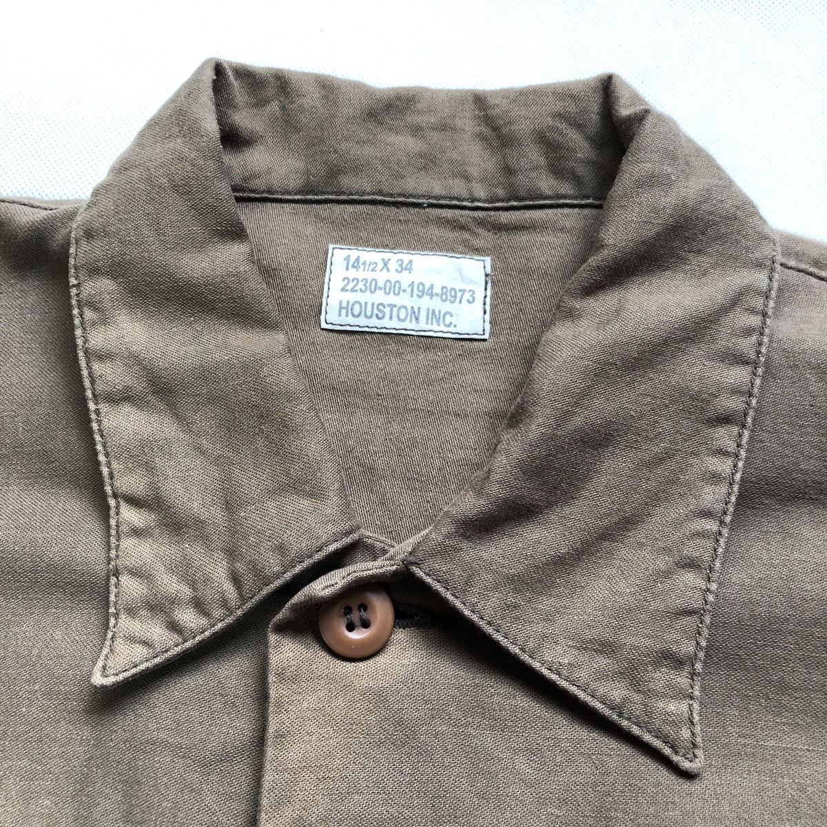 Japanese Brand Houston Us Navy Seabees Utility Army Shirt Size US L / EU 52-54 / 3 - 7 Thumbnail