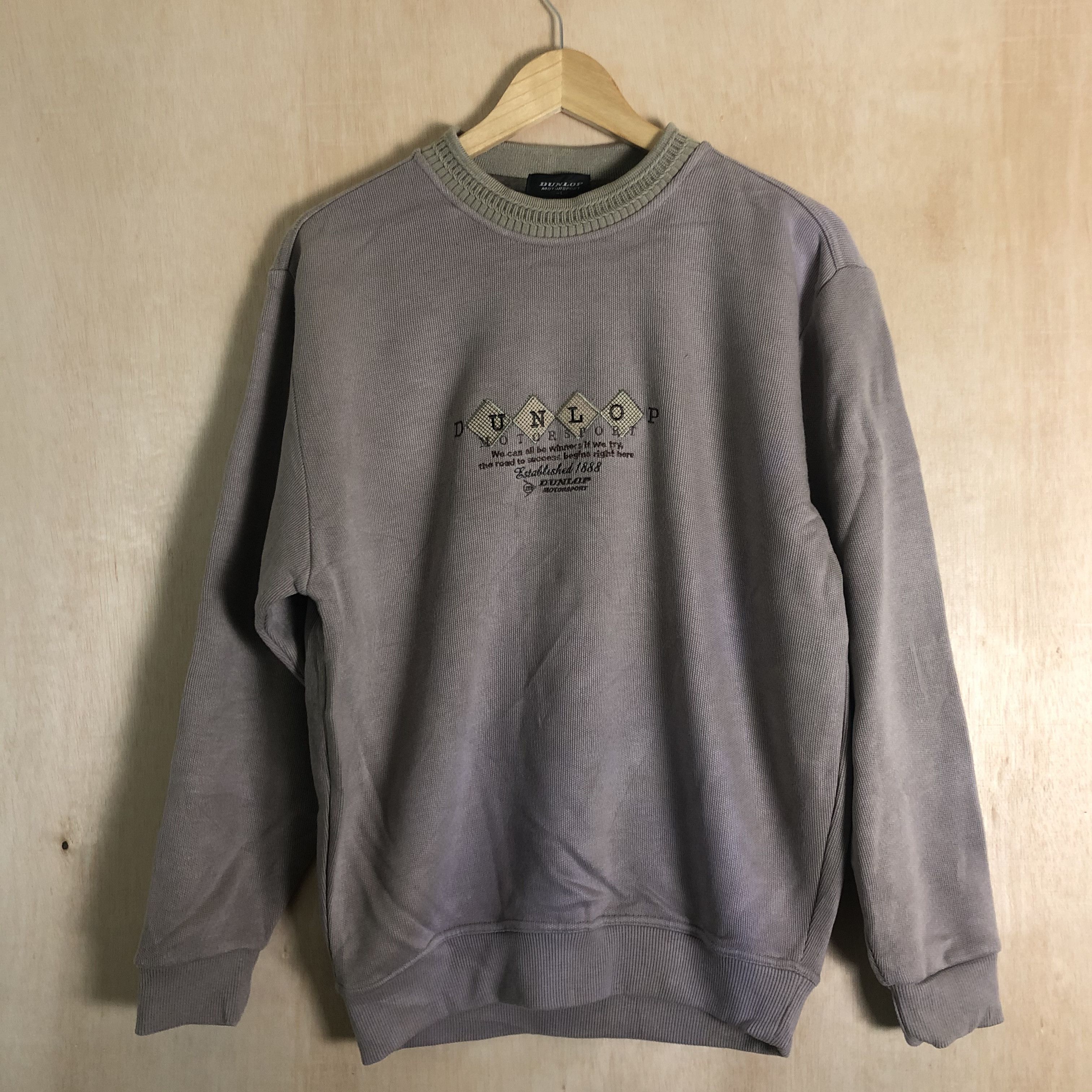 Vtg Dunlop Motorsport Sweatshirt