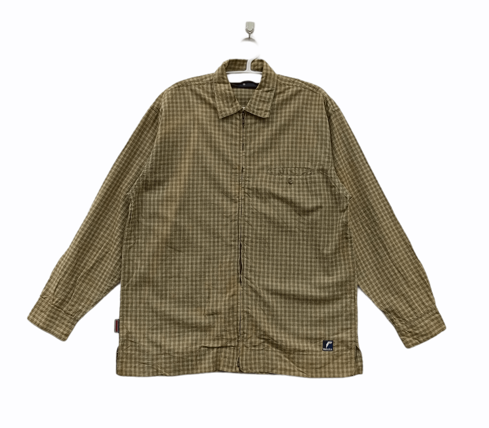 Vans × Vintage Vintage Vans Flannel Zipper Nice Style Size US M / EU 48-50 / 2 - 1 Thumbnail