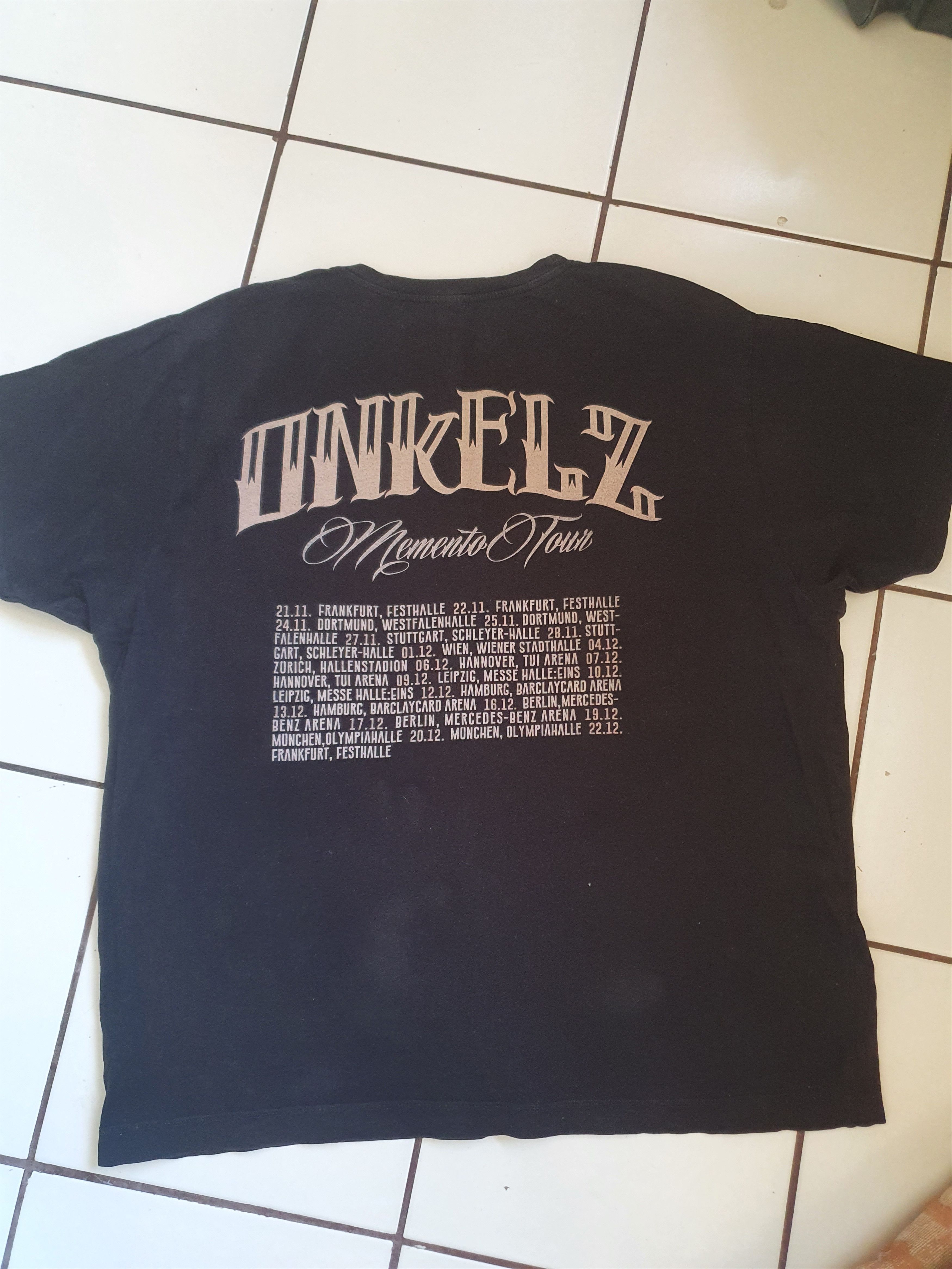 Band Tees Bohse Onkelz Memento 2016 tour t-shirt,sz 3XL Size US XXL / EU 58 / 5 - 7 Thumbnail