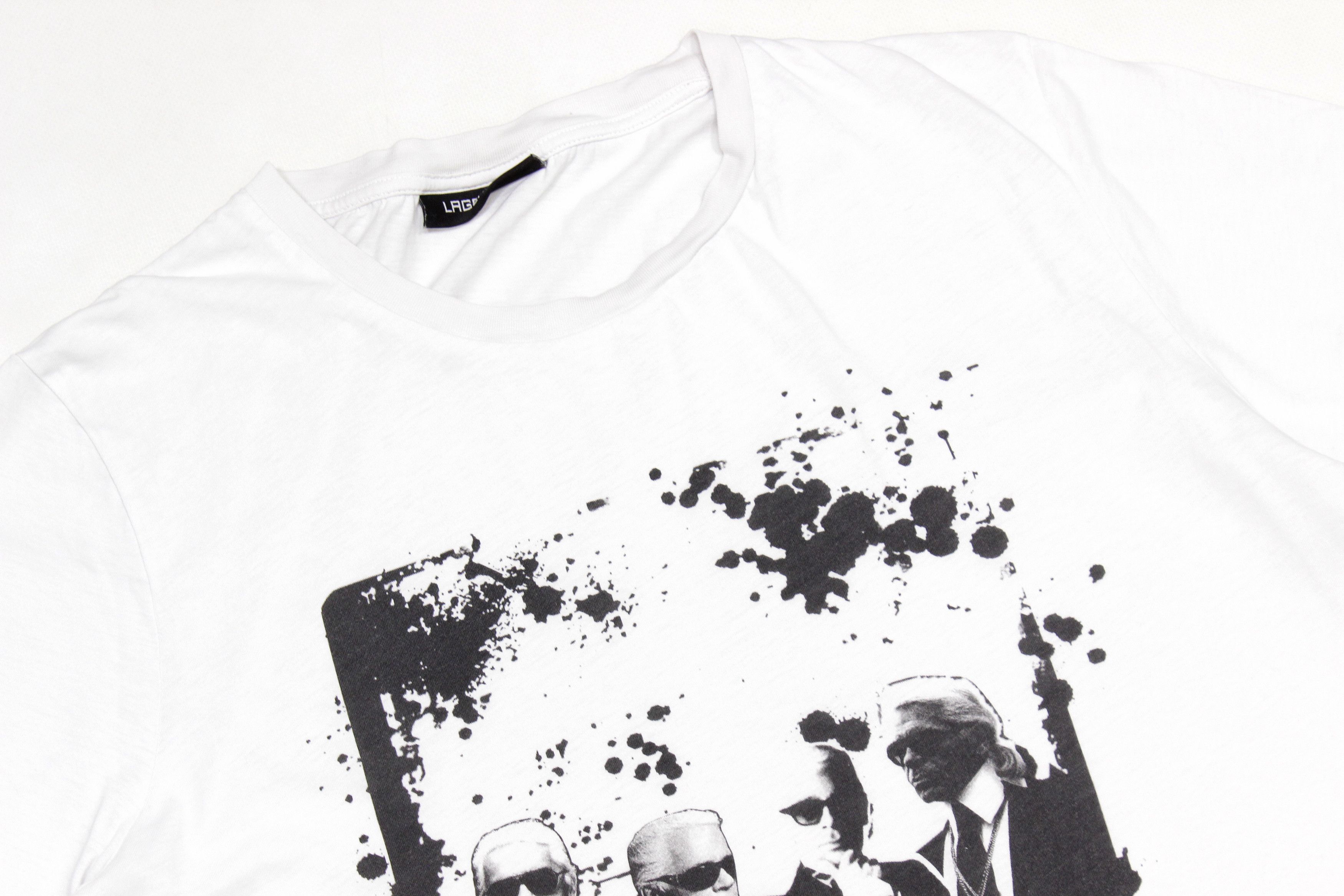 Karl Lagerfeld Big Portrait Logo T-Shirt Size US L / EU 52-54 / 3 - 4 Thumbnail