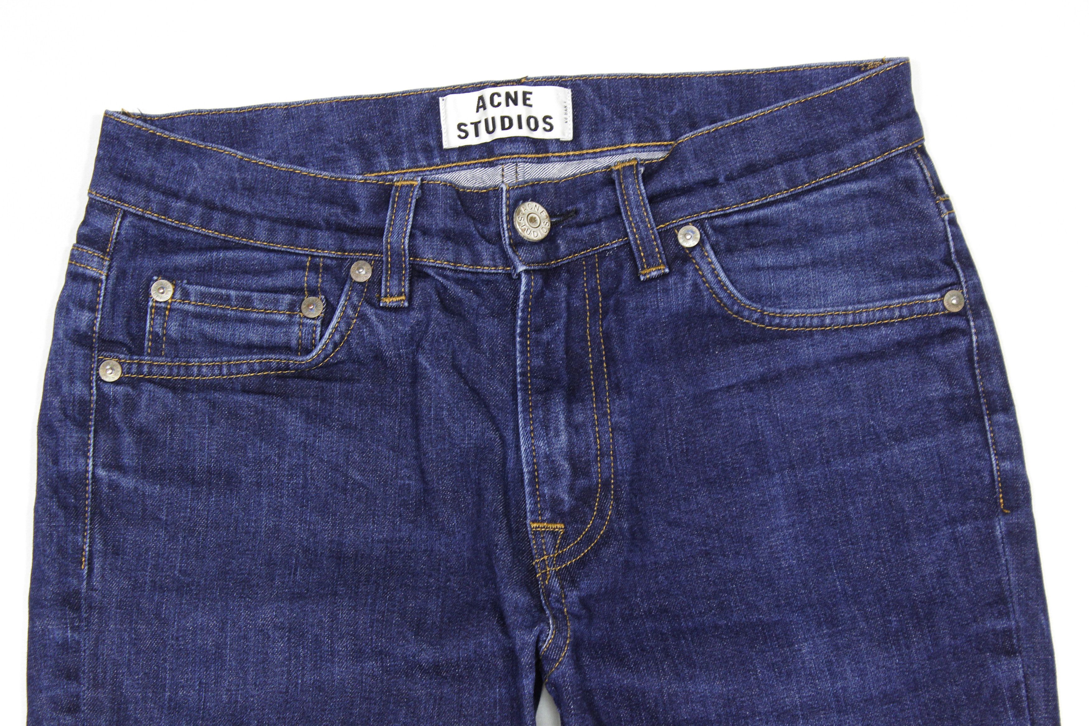 Acne Studios Ace Raw Gothic Jeans Size US 29 - 3 Thumbnail