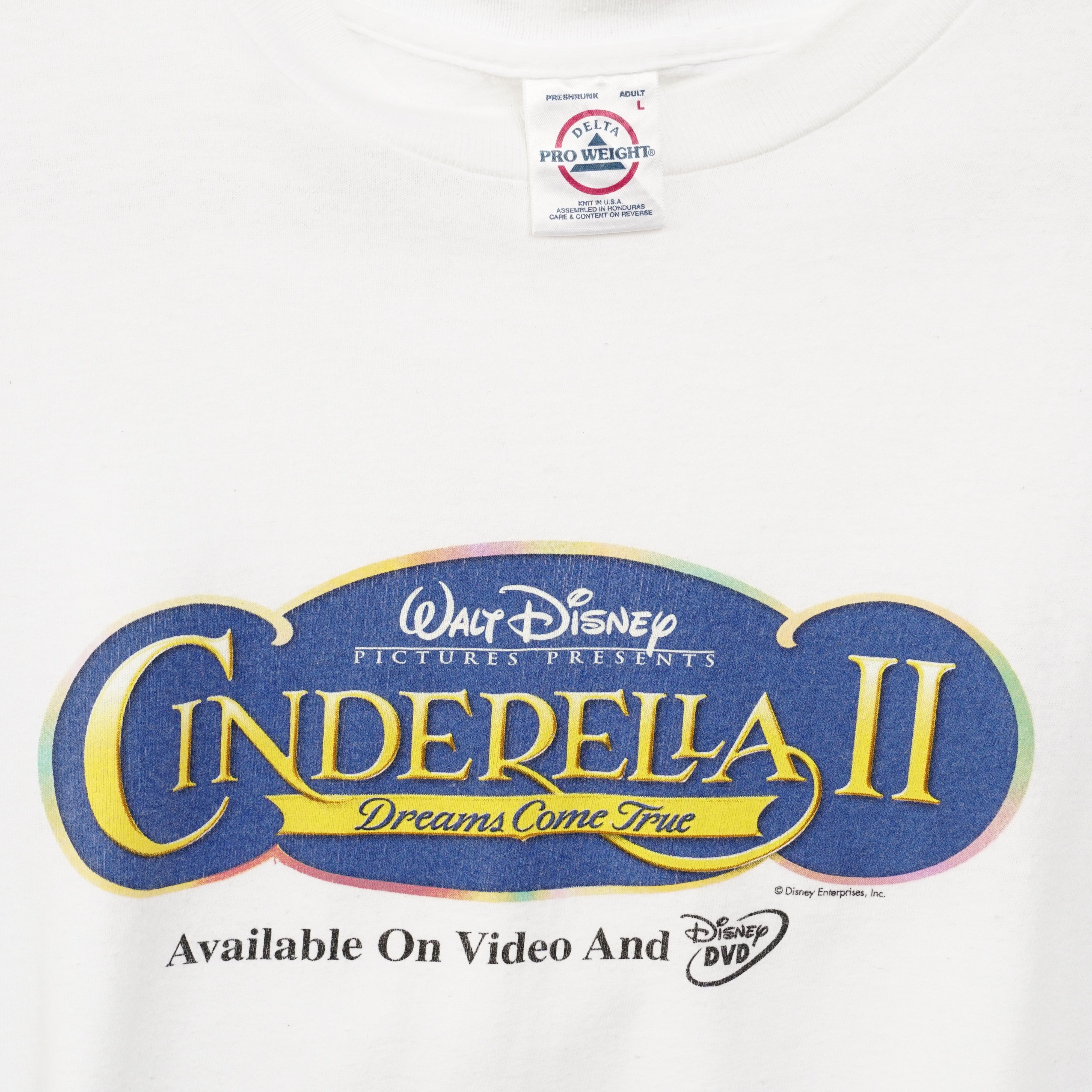 Disney 2002 Disney Cinderella 2 Movie Tee Shirt Size US L / EU 52-54 / 3 - 2 Thumbnail