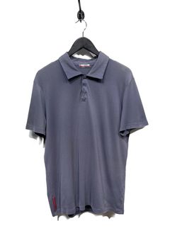 Prada Linea Rossa Polo Shirt | Grailed