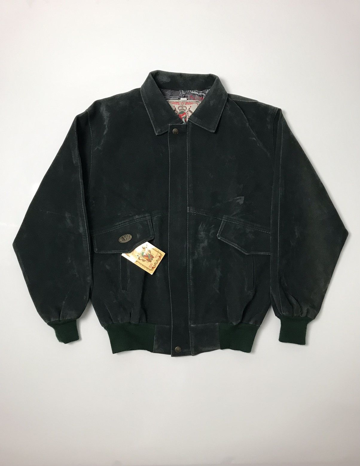 Versace × Vintage NWT Vintage 80s Alta Moda Import Export Green