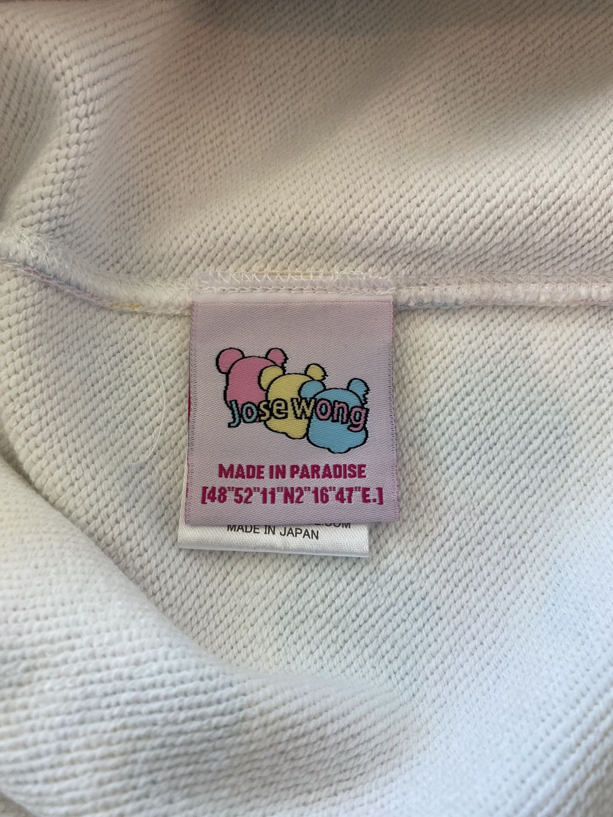 Japanese Brand JOSE WONG ABCD 2.0 NUBIAN JP EXCLUSIVE CANDY ZIP-UP