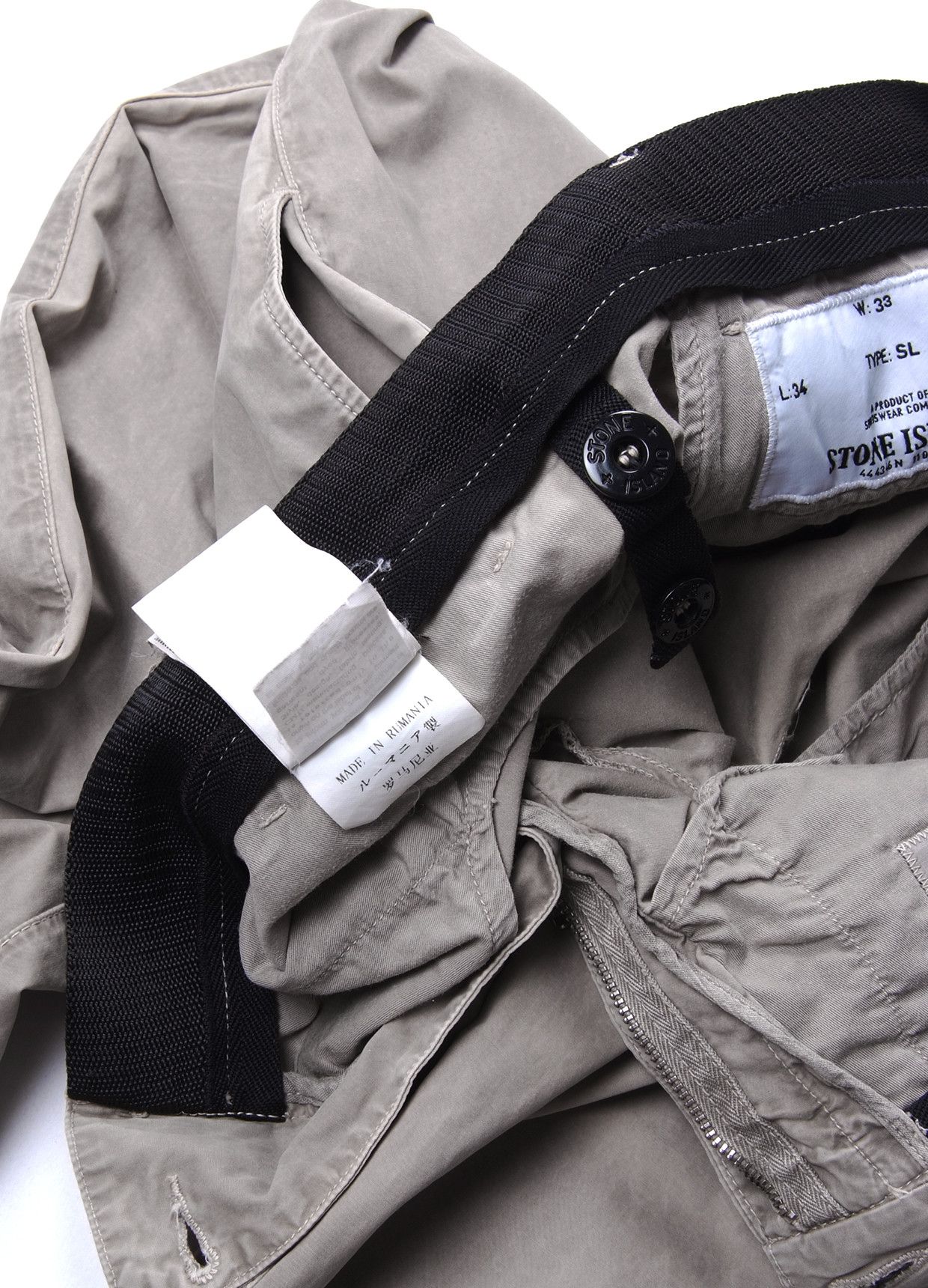 C.P. Company × Massimo Osti × Stone Island Stone Island SL Dyed Chino Pants Size US 33 - 8 Thumbnail
