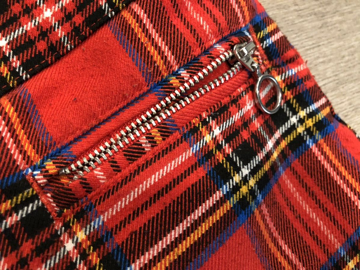 Japanese Brand × Vintage Vintage Punk Plaid Pants Red Yellow Blue unisex size 31 Size US 31 - 6 Thumbnail