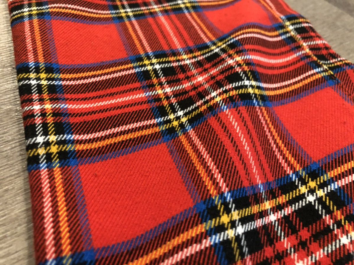 Japanese Brand × Vintage Vintage Punk Plaid Pants Red Yellow Blue unisex size 31 Size US 31 - 3 Thumbnail