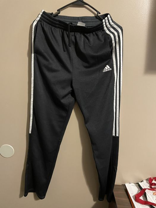 Adidas ADIDAS DARK GREY SKINNY FIT SWEATPANTS | Grailed