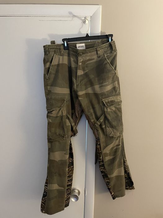 Other Kraft work by Ain't Eazy Flared Camo Cargo Pants | Grailed