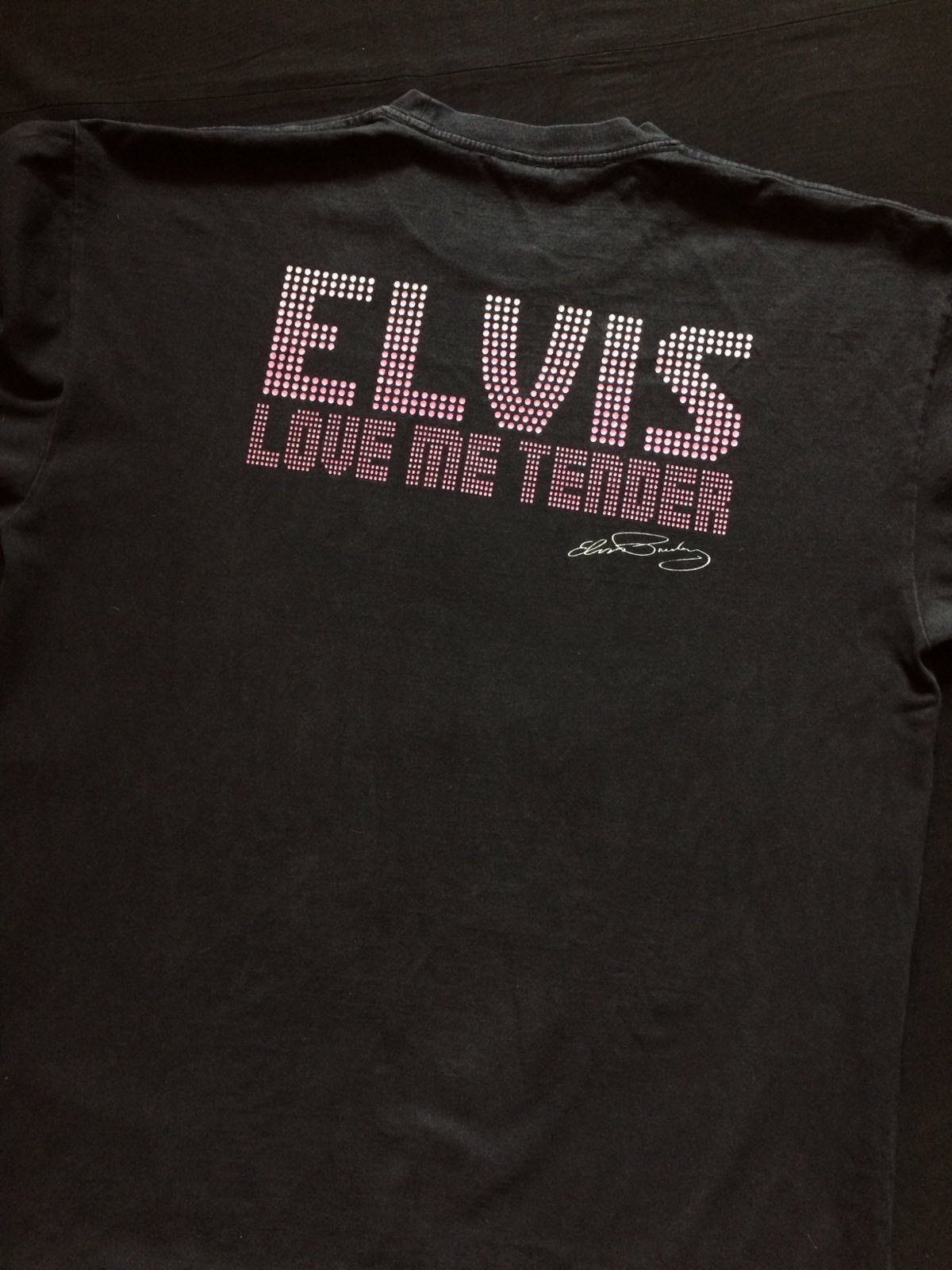 Band Tees 1999 Vintage Elvis Presley Black T-Shirt Size US XXL / EU 58 / 5 - 2 Thumbnail