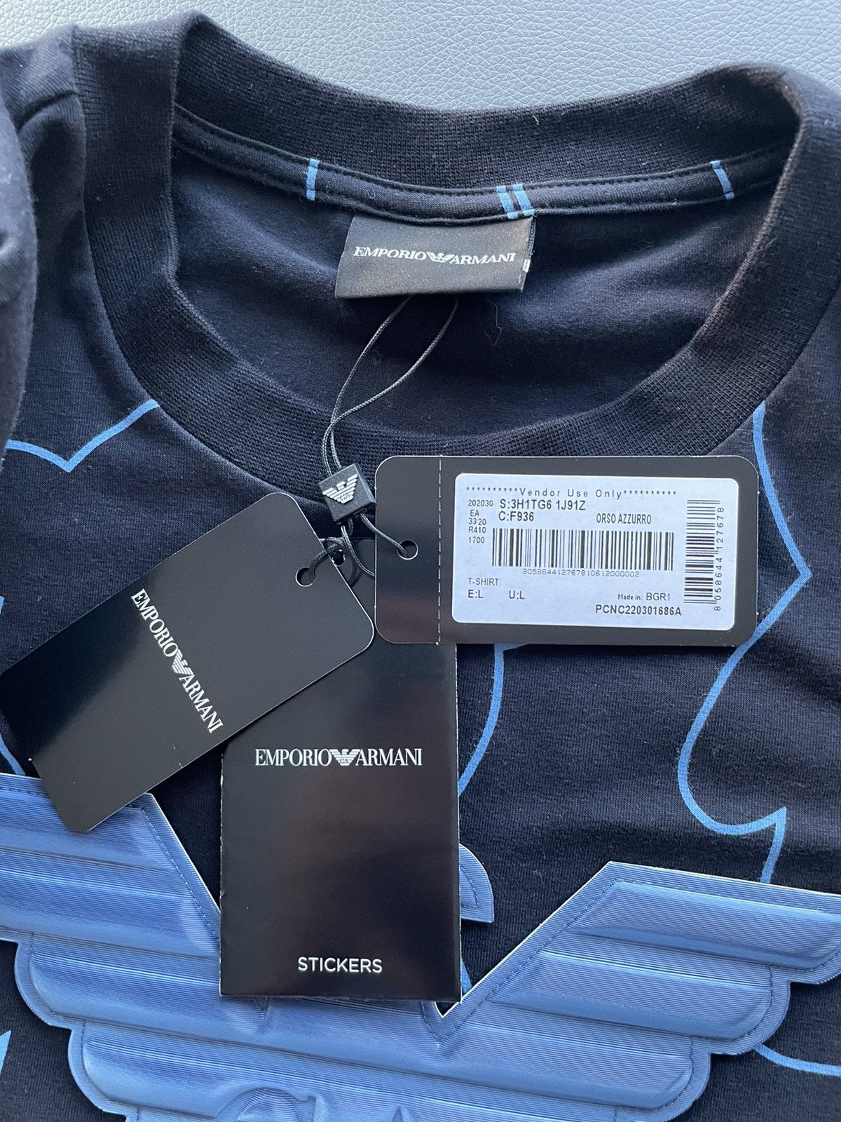 Armani × Emporio Armani × Giorgio Armani $600 Value Extremely Limited Edition Bear Logo Tee T-shirt Size US L / EU 52-54 / 3 - 2 Thumbnail