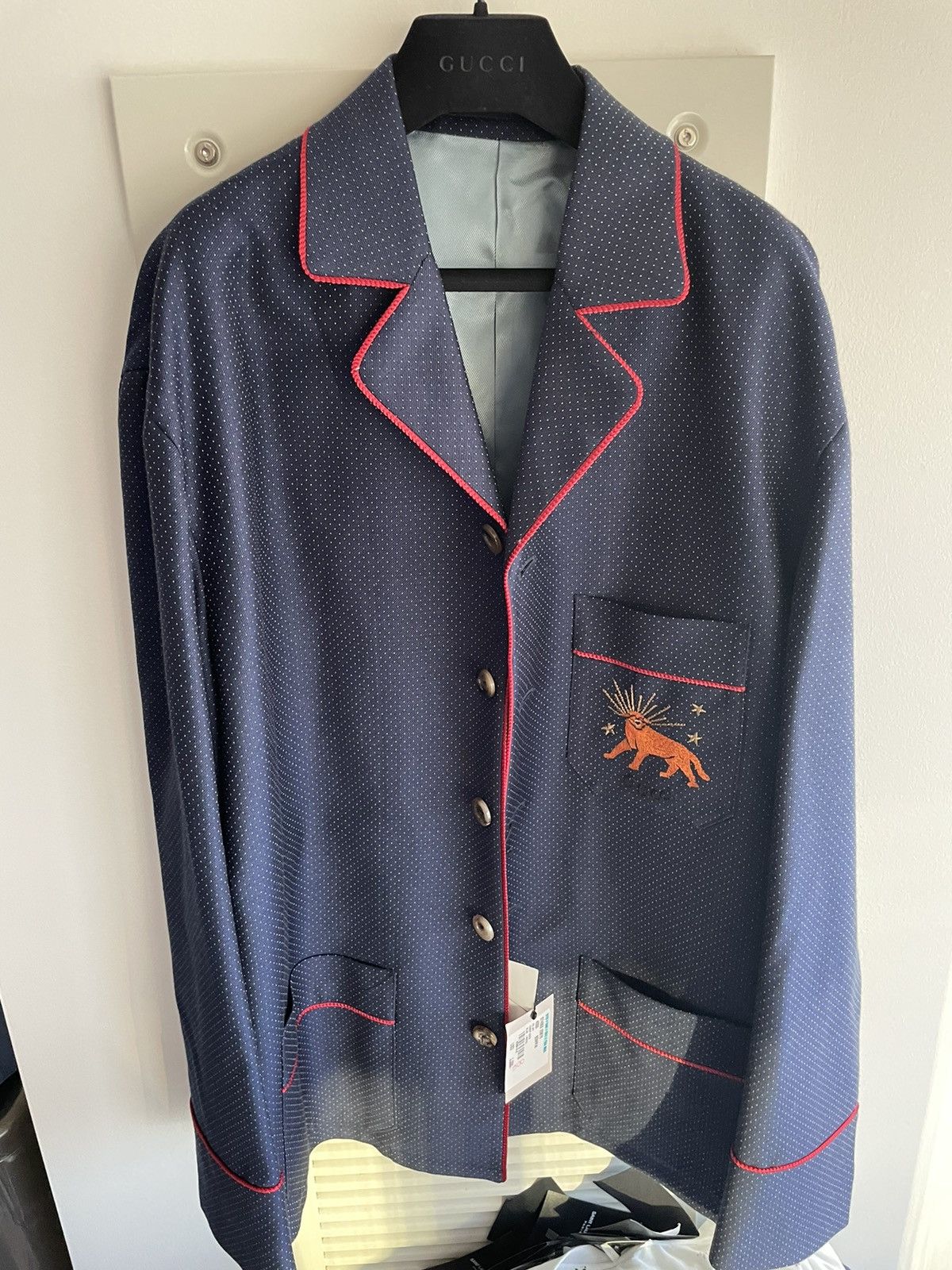 Gucci Super Runway Gucci Pajama Blazer Limited Edition Size 54R - 8 Thumbnail