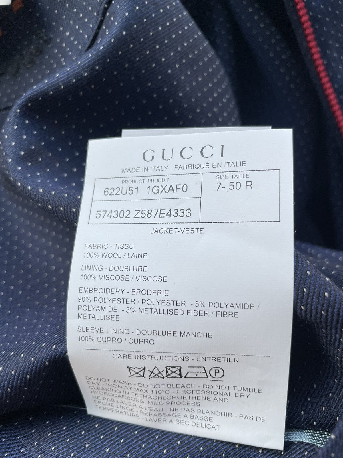 Gucci Super Runway Gucci Pajama Blazer Limited Edition Size 54R - 20 Thumbnail