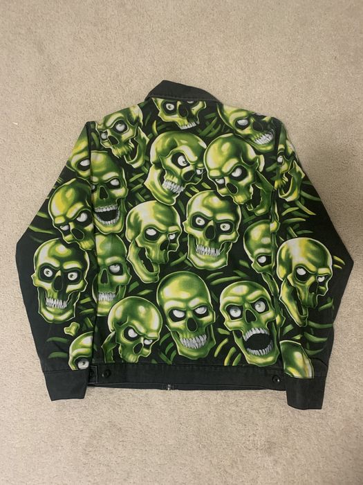 Supreme hot sale skull jacket