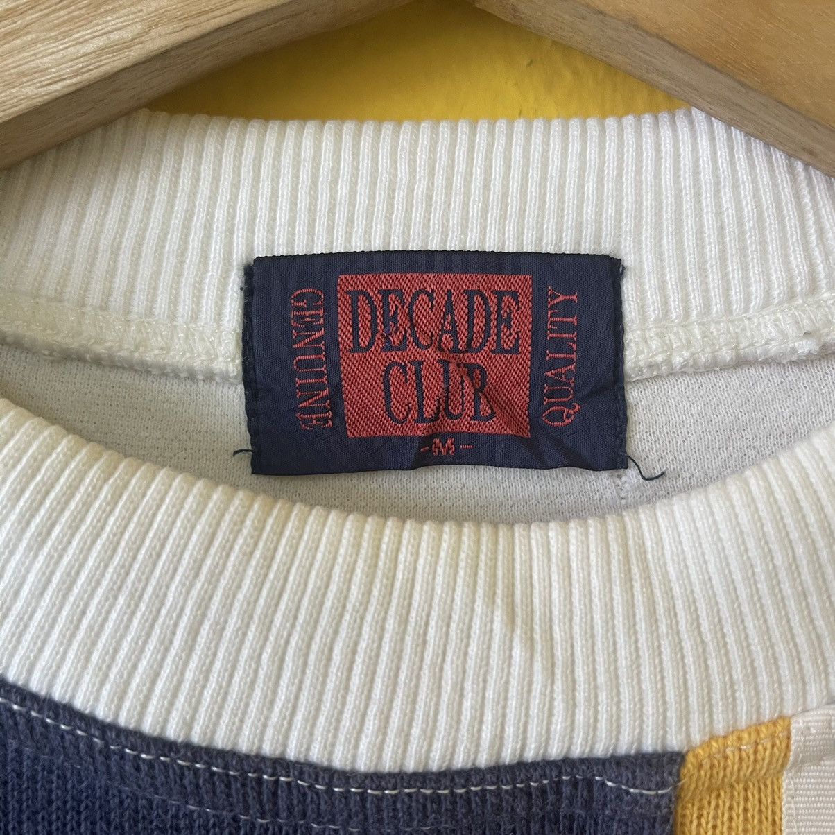 Japanese Brand Decade Club Designer Embroidered Crewneck Sweatshirt Size M Size US M / EU 48-50 / 2 - 7 Thumbnail