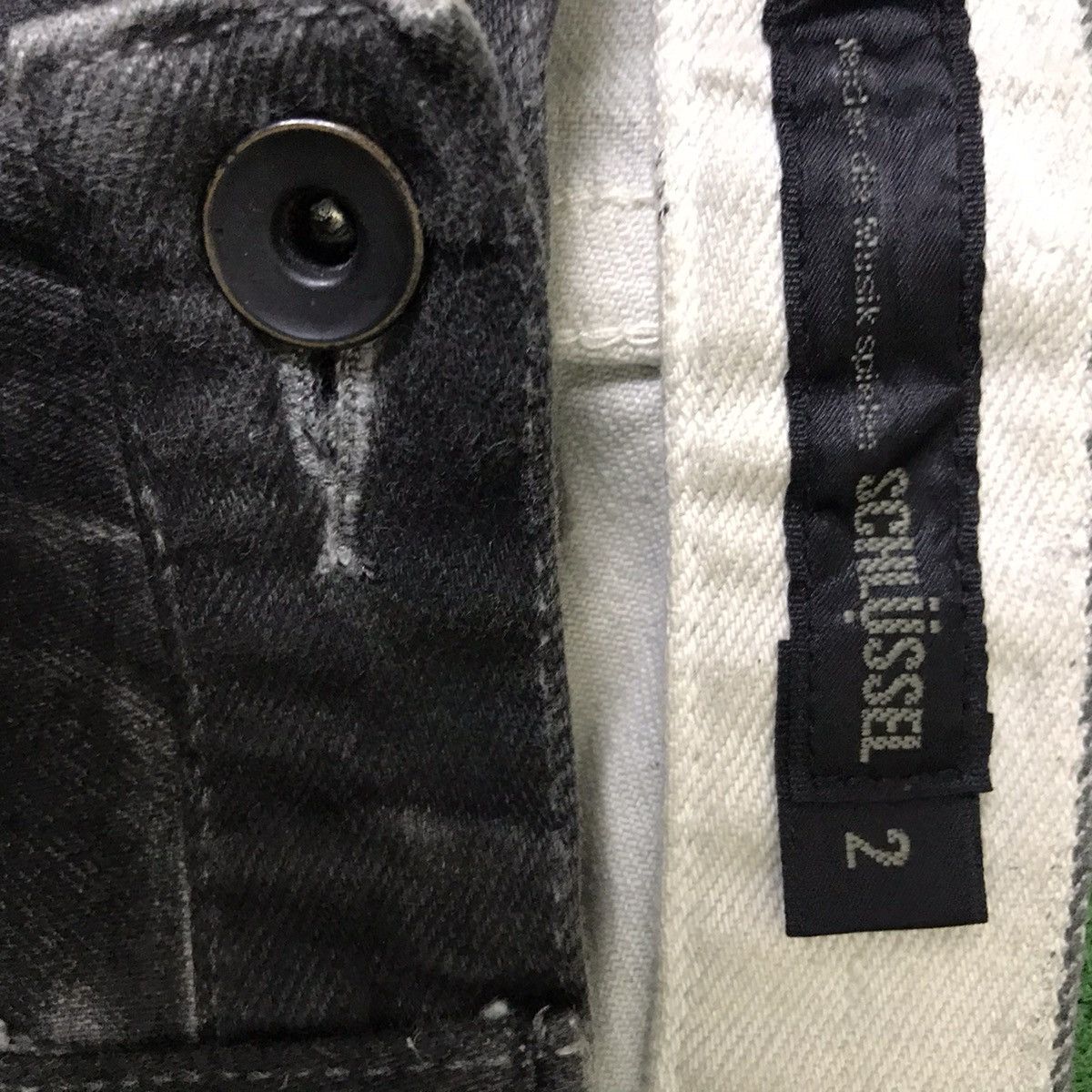 Schlussel Schlussel Denim Coated Painter Jeans ‘die musik spielen Size US 32 / EU 48 - 17 Thumbnail