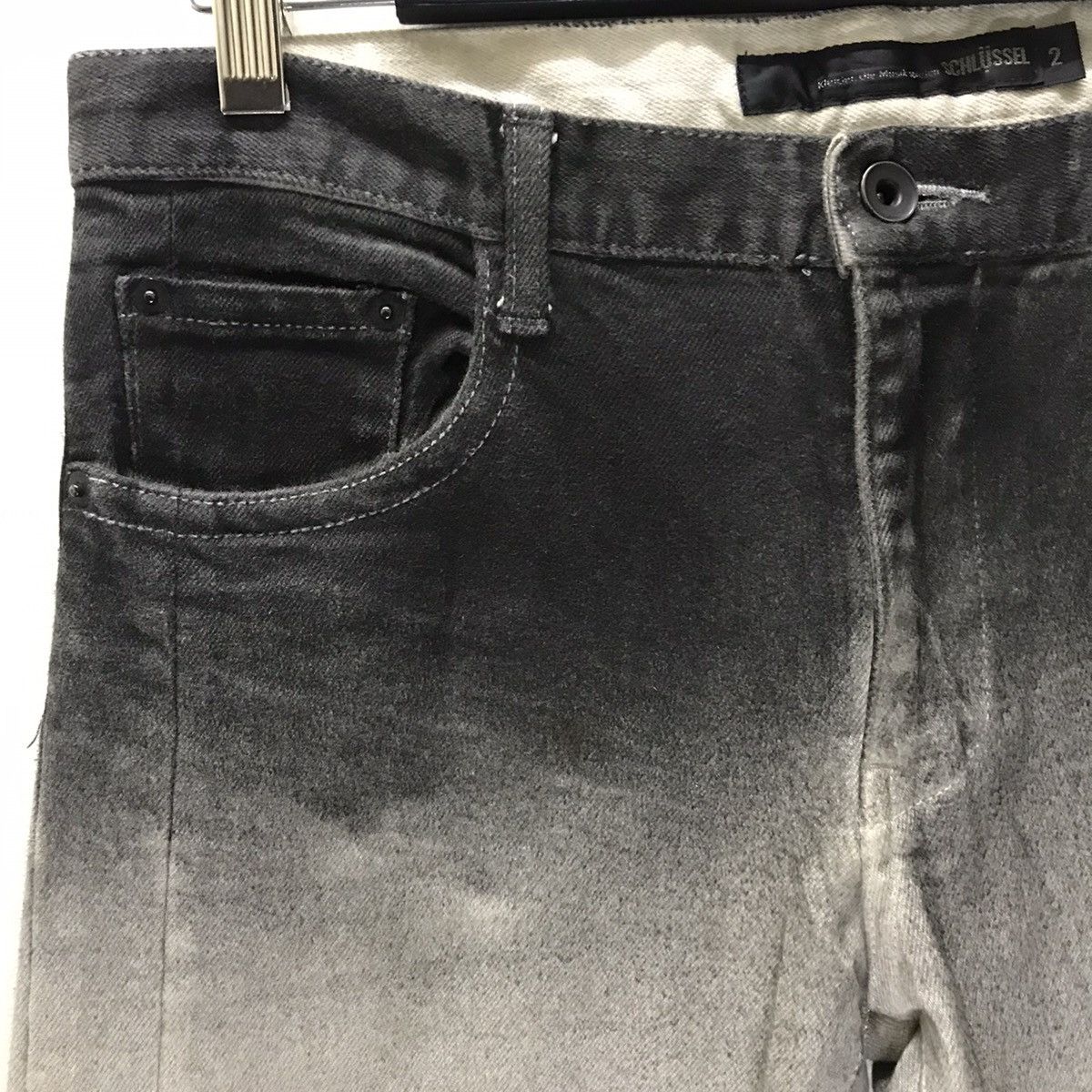 Schlussel Schlussel Denim Coated Painter Jeans ‘die musik spielen Size US 32 / EU 48 - 4 Thumbnail