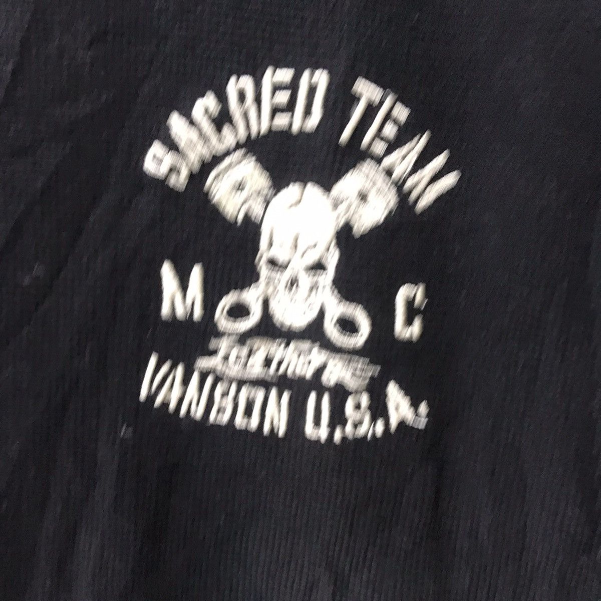 Vanson Leathers Vintage Vanson Leather Sacred Team Waffle Shirt Size US L / EU 52-54 / 3 - 3 Thumbnail