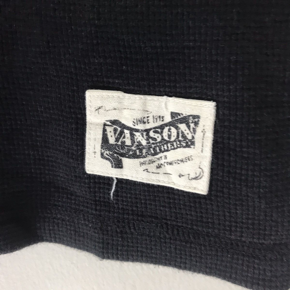 Vanson Leathers Vintage Vanson Leather Sacred Team Waffle Shirt Size US L / EU 52-54 / 3 - 5 Thumbnail