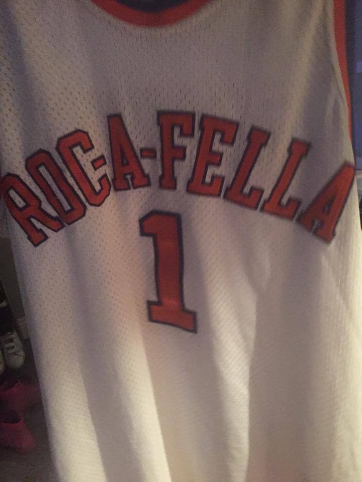 MITCHELL & NESS ROC-A-FELLA JAY-Z Basketball Jersey Sz 52