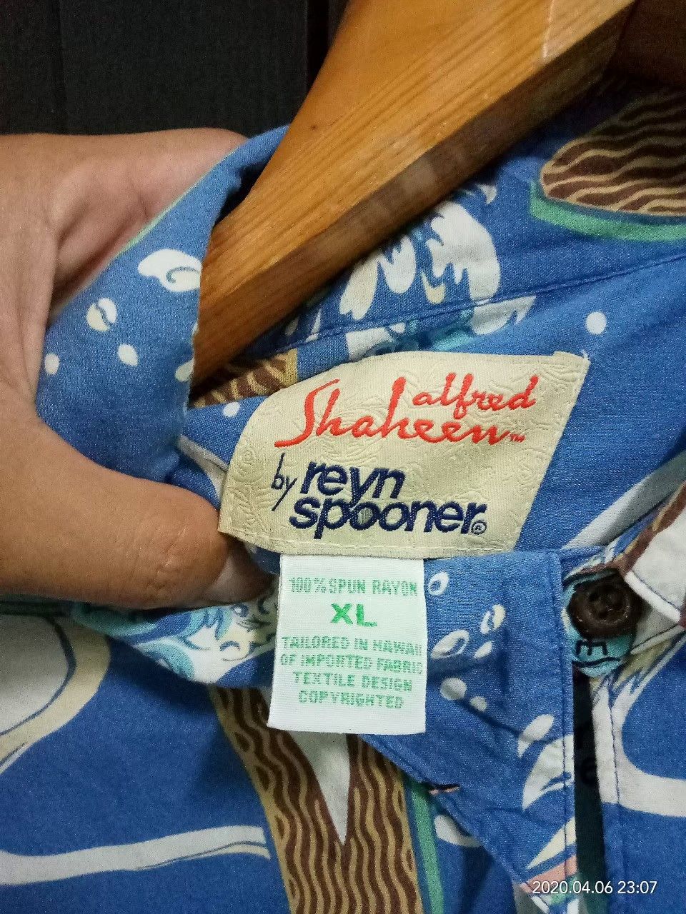 Alfred Sargent Vintage Reyn Spooner X Alfred Rayon Summer Shirt hawaii 70s Size US XL / EU 56 / 4 - 4 Thumbnail