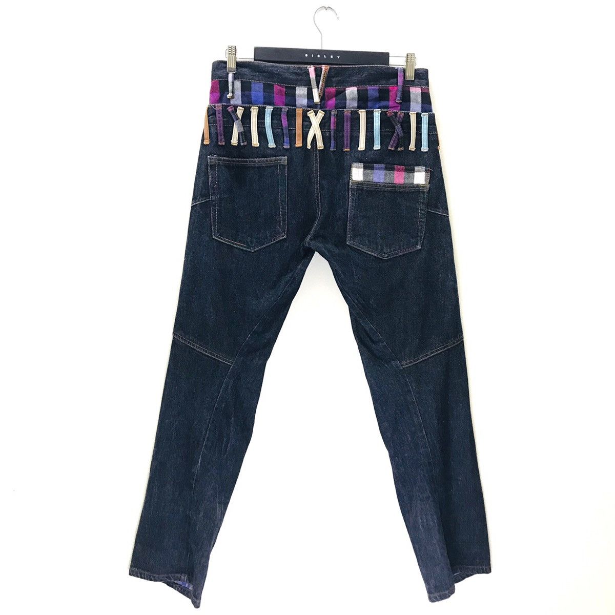 NYLAUS Denim Double Waist Multicolor Jeans