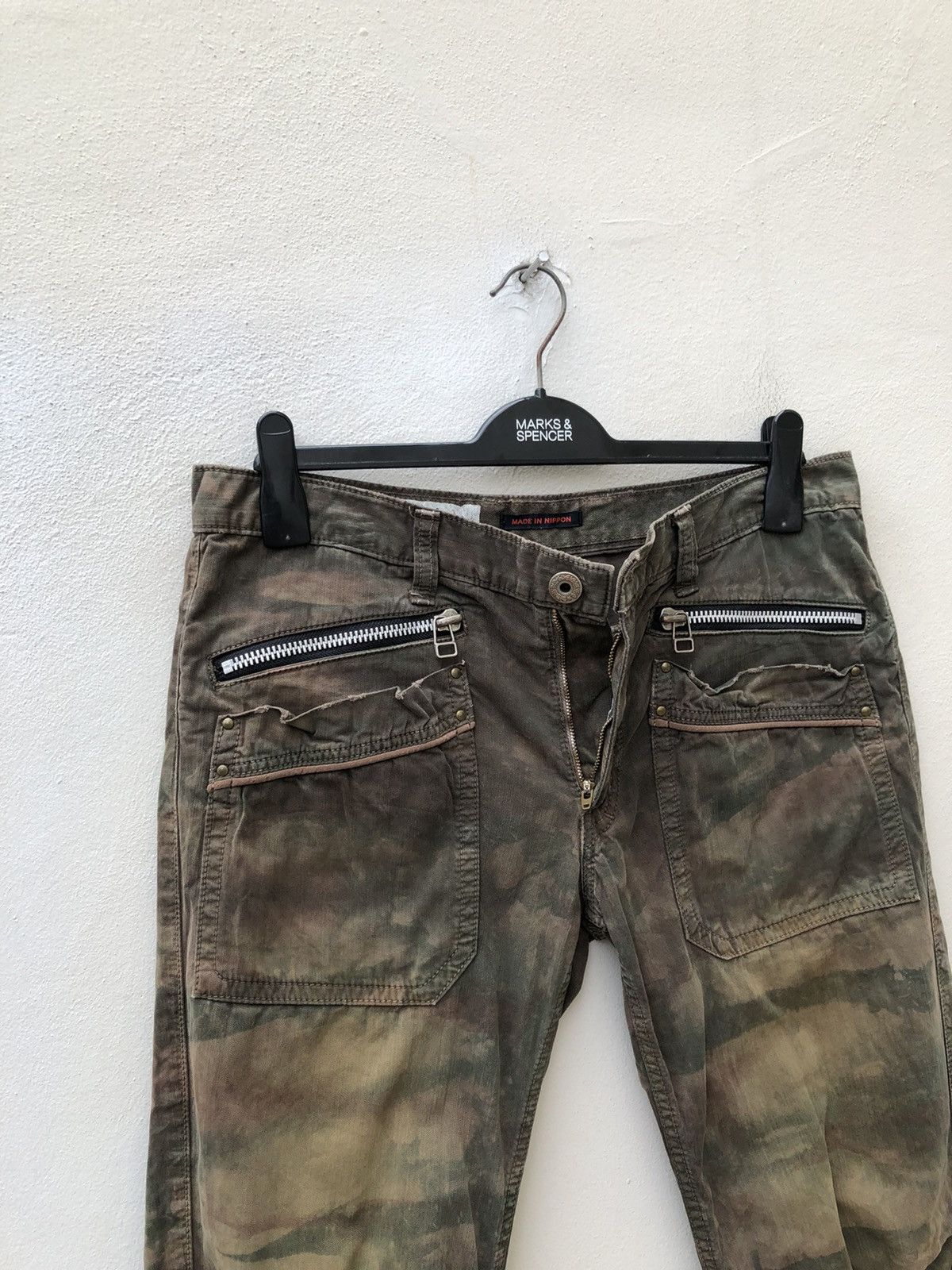 Vintage Japan Brand SURPLUS Tie Dye Six Pockets Pant Size US 32 / EU 48 - 4 Thumbnail