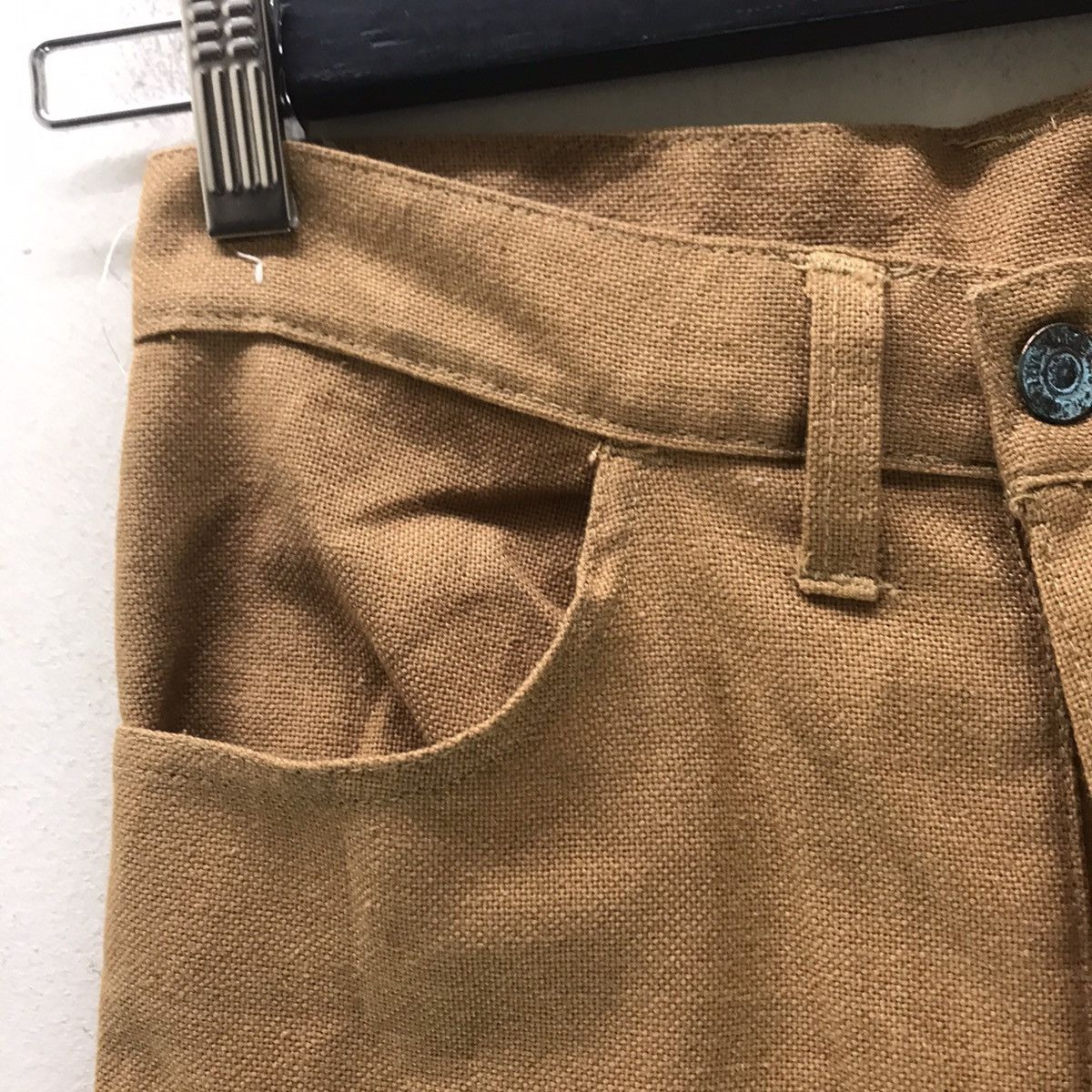Levi's Vintage 70s Levis Big E Sta-Prest Flare Jeans Size US 26 / EU 42 - 4 Thumbnail